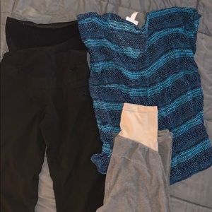 Motherhood Maternity black work pants sz PM